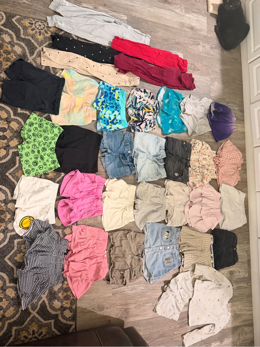 & Other Stories Girls' Mixed Color Shorts Lot - Pink, Blue, Green, Black, Beige